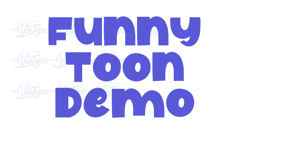 Funny Toon Demo font free