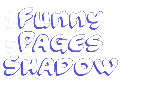 Funny Pages Shadow Font Download