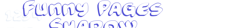 Funny Pages Shadow-font
