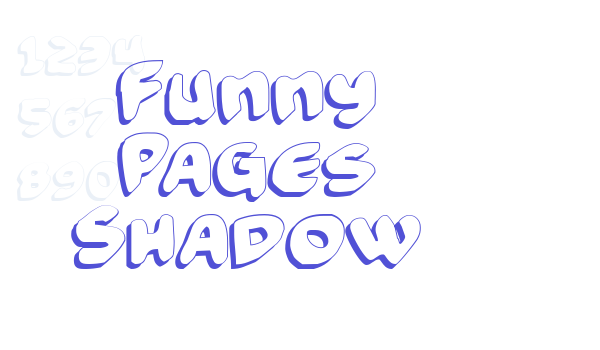 Funny Pages Shadow font download