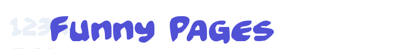 Funny Pages-font