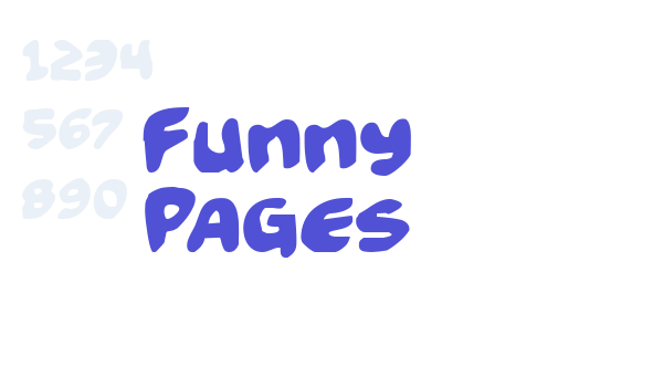 Funny Pages font download