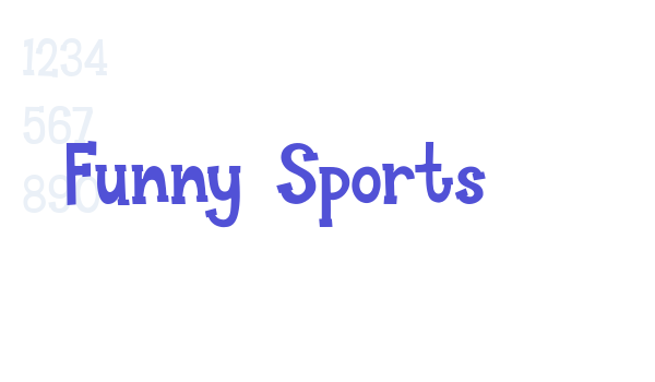 Funny Sports font download