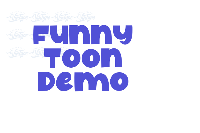 Funny Toon Demo font download