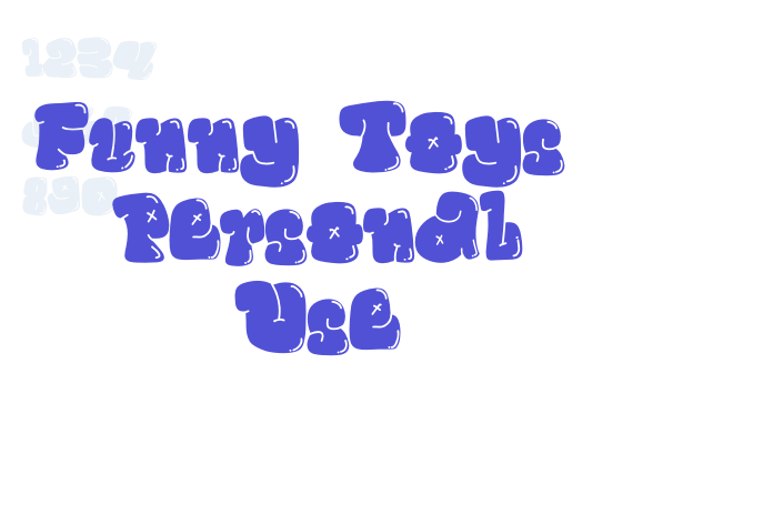 Funny Toys – Personal Use font download