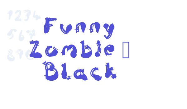 Funny Zombie – Black font download