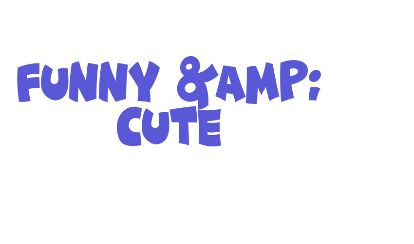 Funny & Cute Font Download