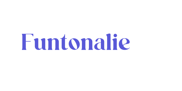 Funtonalie Font