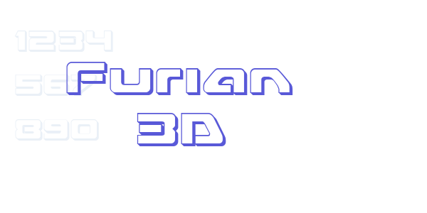 Furian 3D font