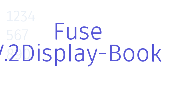 Fuse V.2Display-Book font free