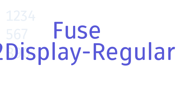 Fuse V.2Display-Regular font free