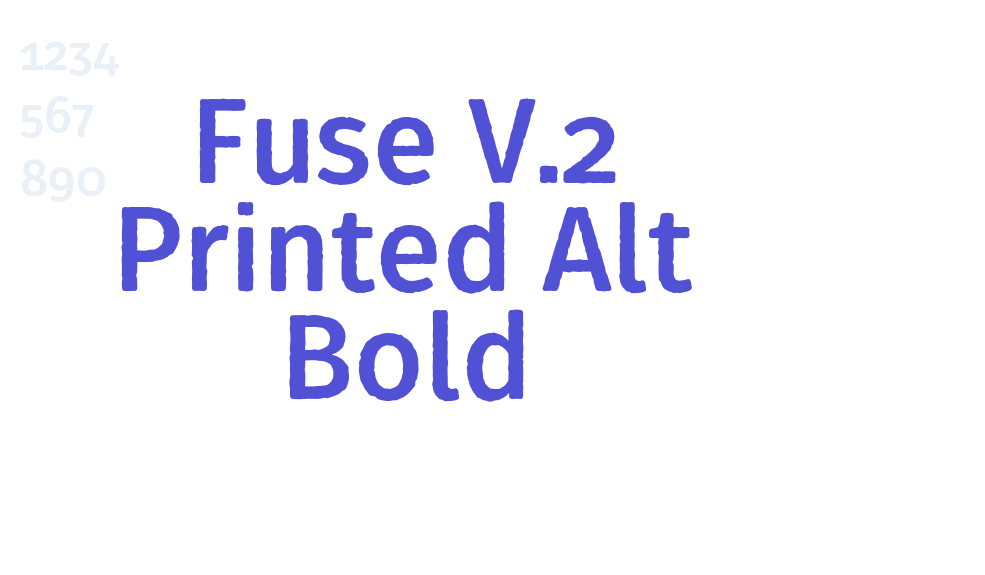 Fuse V.2 Printed Alt Bold-font-download