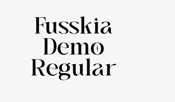 Fusskia Demo Regular Font