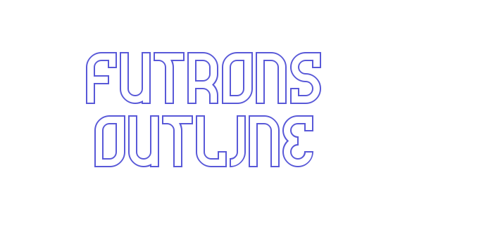 Futrons Outline Font