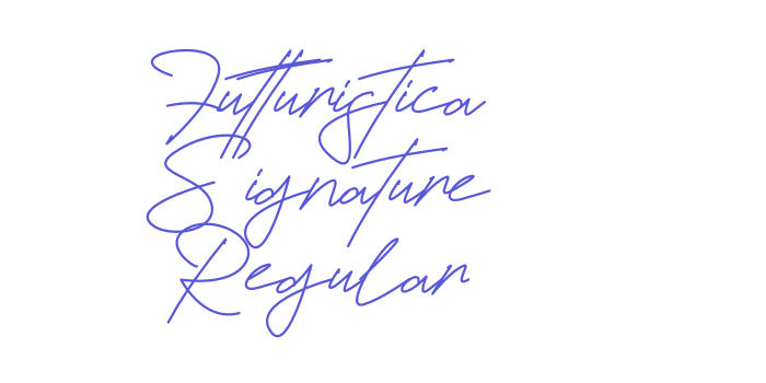 Futturistica Signature Regular Font Download