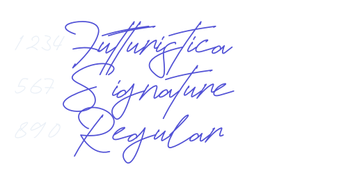 Futturistica Signature Regular-font-download