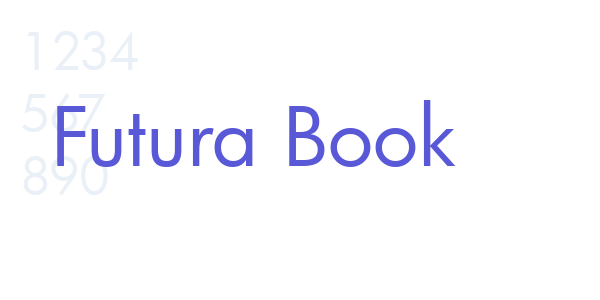 Futura Book font