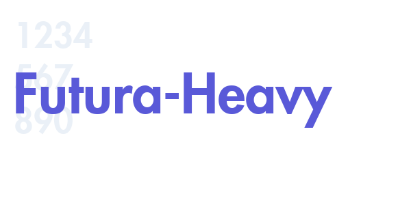 Futura-Heavy font free