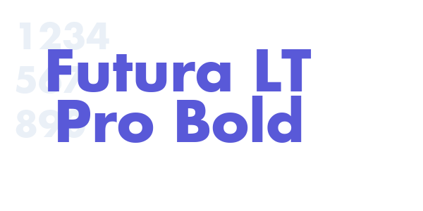 Futura LT Pro Bold font free