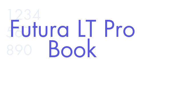 Futura LT Pro Book font free