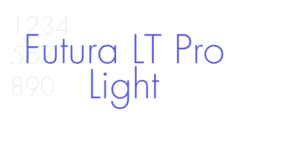 Futura LT Pro Light font free