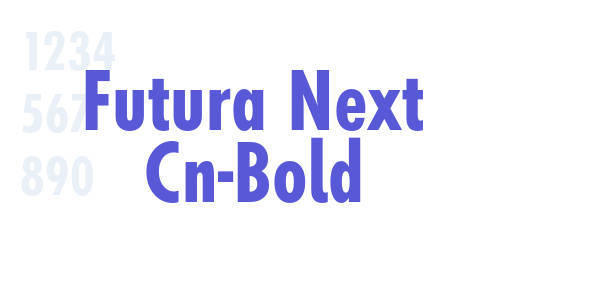 Futura Next Cn-Bold font free