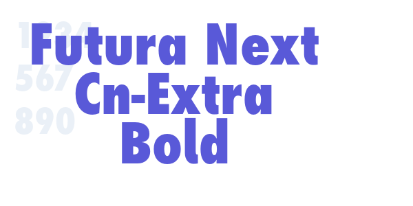 Futura Next Cn-Extra Bold font free