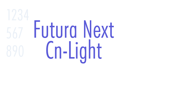 Futura Next Cn-Light font free