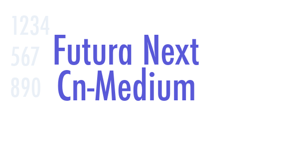 Futura Next Cn-Medium font free