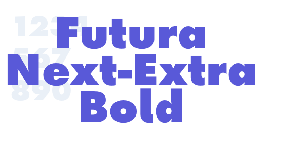 Futura Next-Extra Bold font free