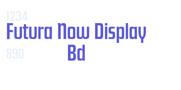 Futura Now Display Bd font free