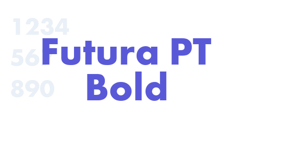 Futura PT Bold font