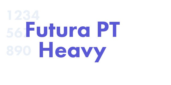 Futura PT Heavy font free