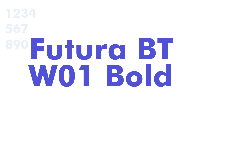 Futura BT W01 Bold-font-download