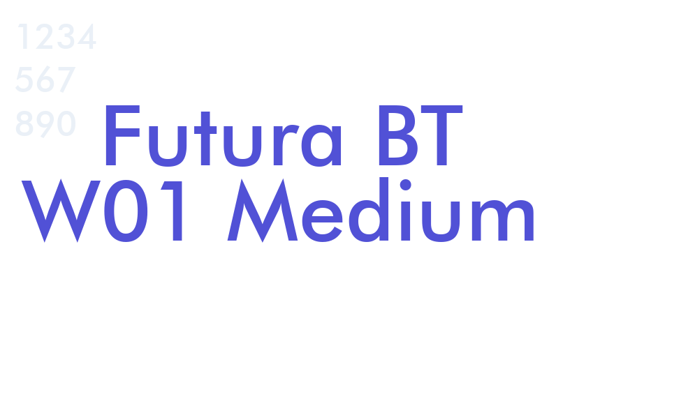 Futura BT W01 Medium-font-download