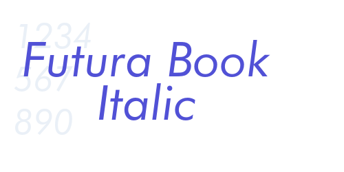 Futura Book Italic-font-download