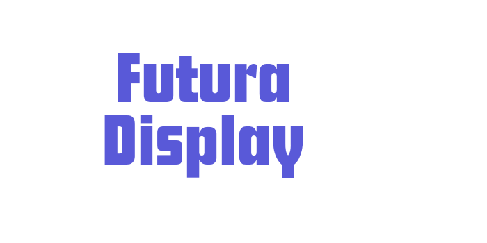 Futura Display Font