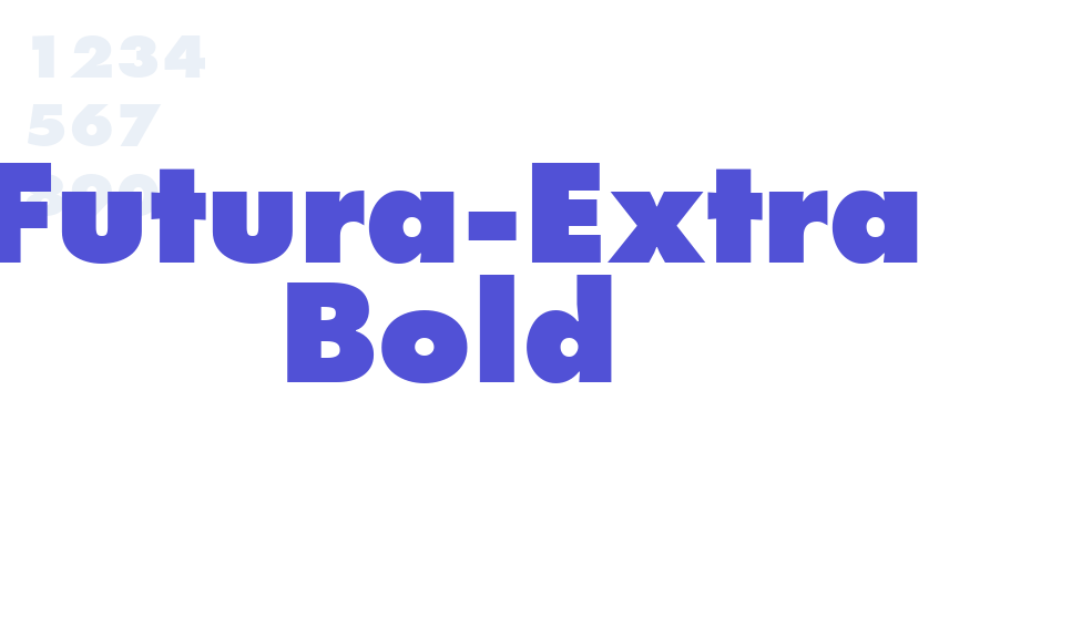 Futura-Extra Bold-font-download