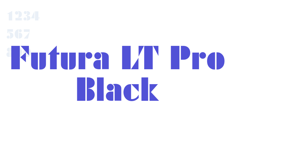 Futura LT Pro Black-font-download