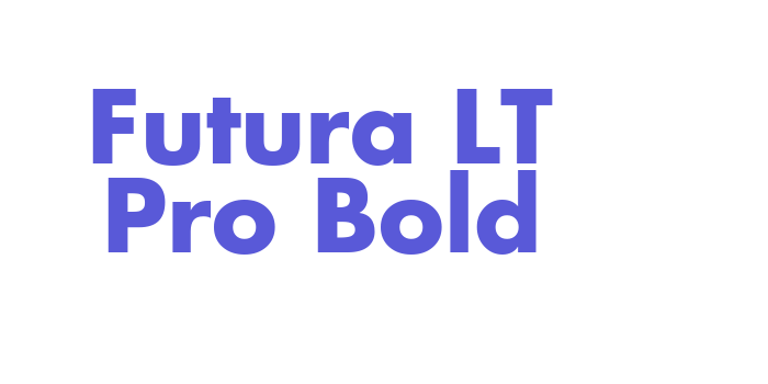 Futura LT Pro Bold Font Download