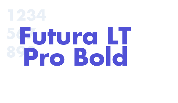 Futura LT Pro Bold font download