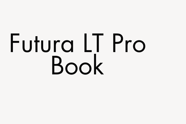 Futura LT Pro Book font download