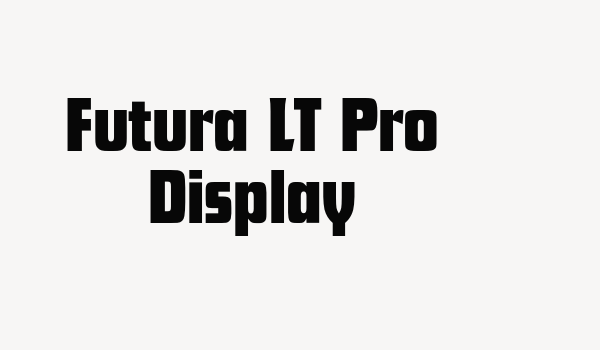 Futura LT Pro Display Font