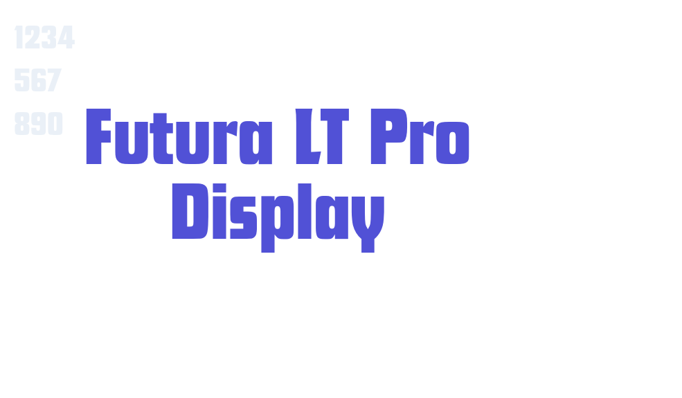 Futura LT Pro Display-font-download