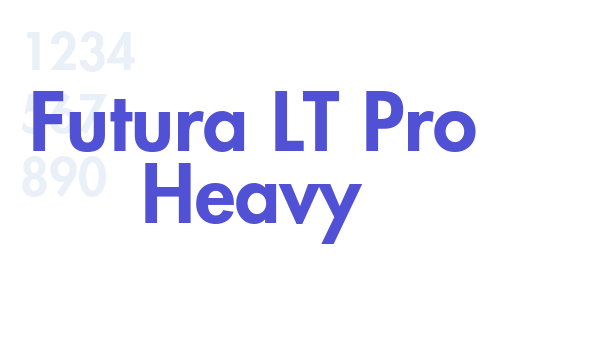 Futura LT Pro Heavy font download