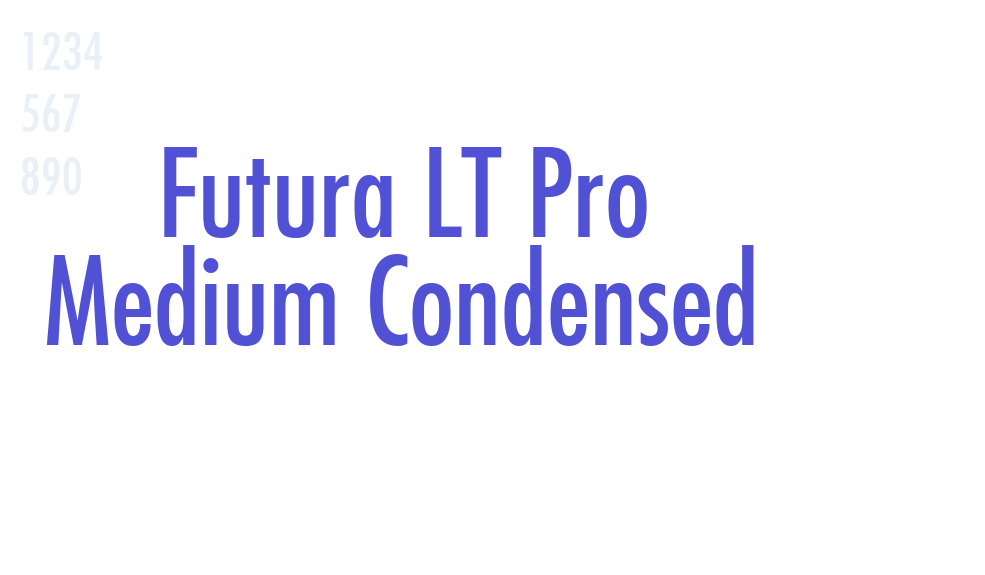 Futura LT Pro Medium Condensed-font-download