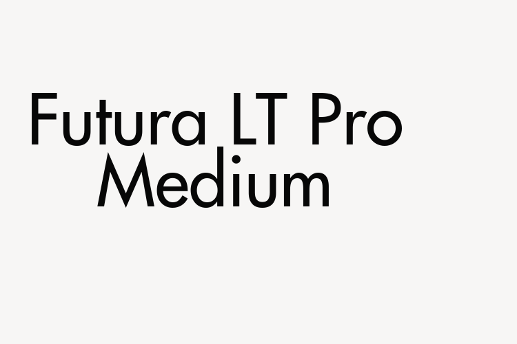 Futura LT Pro Medium font download