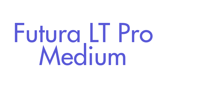 Futura LT Pro Medium Font Download