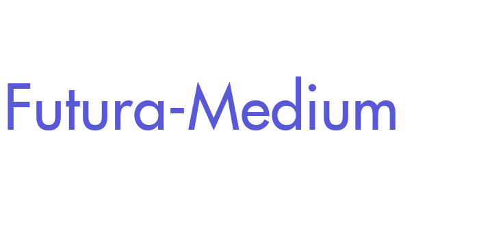 Futura-Medium Font Download