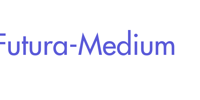 Futura-Medium Font